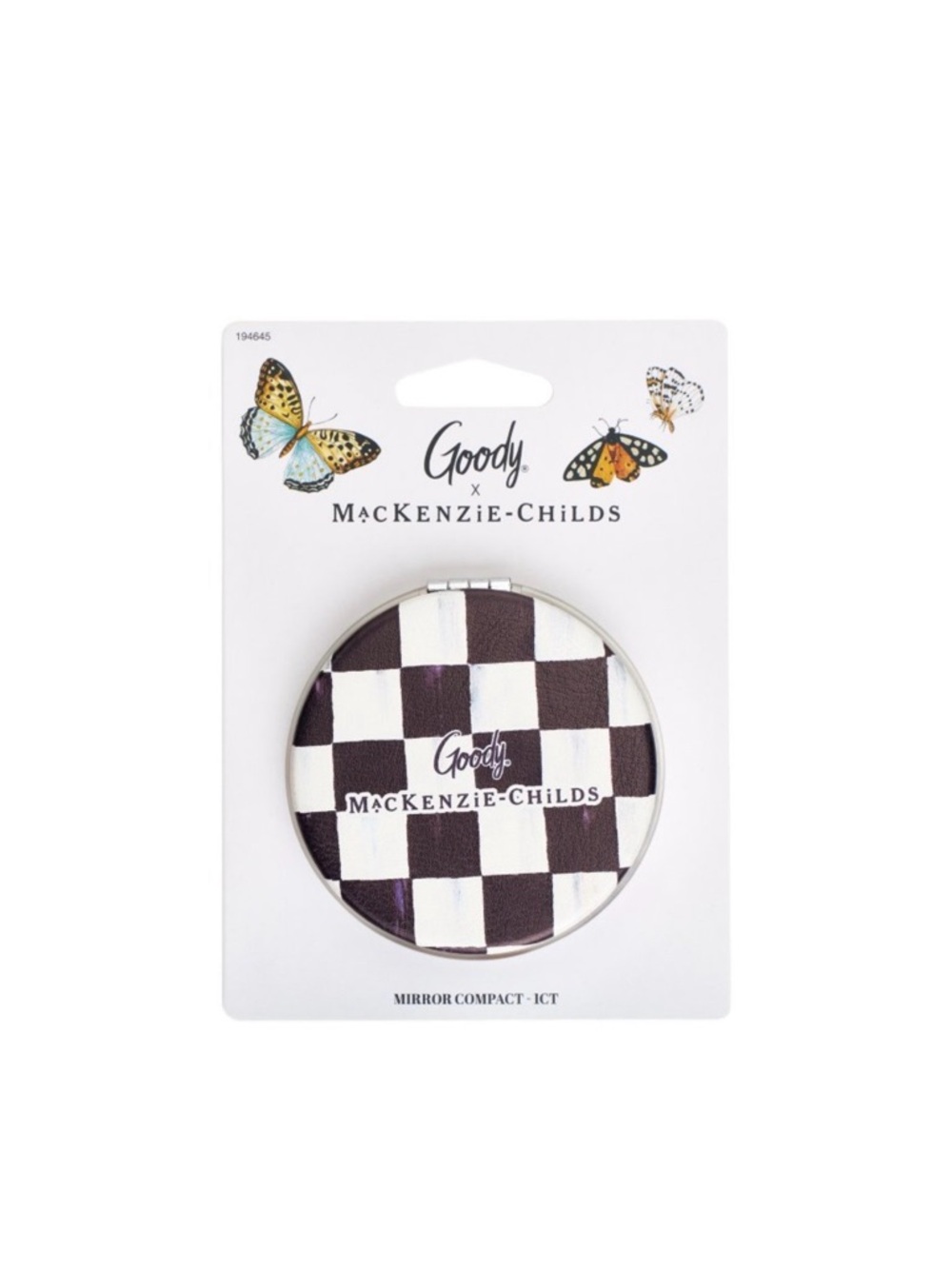 🎀MacKenzie-Childs x Goody Compact Double
Sided Mirror - Courtly Check